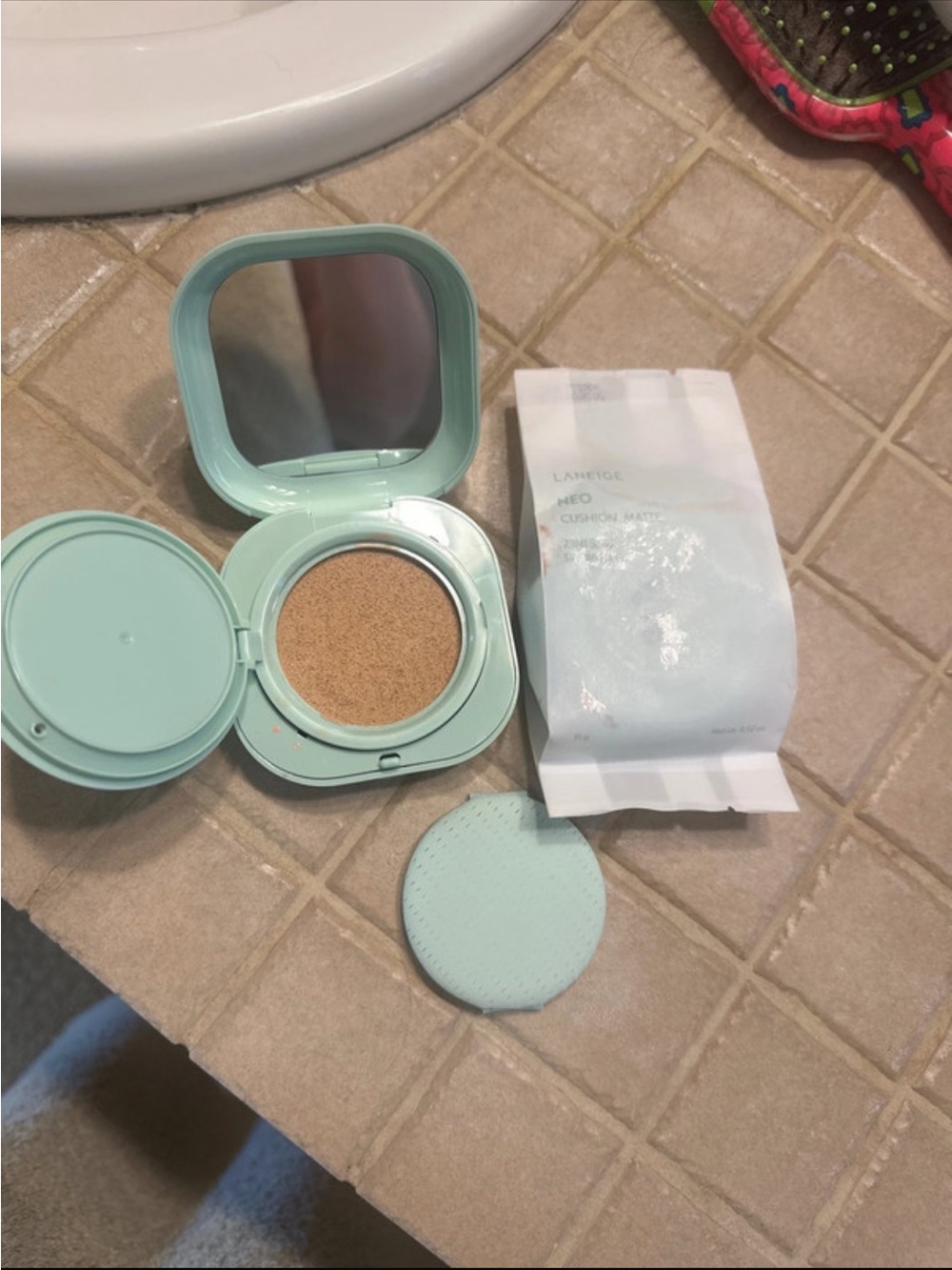 LANEIGE NEO Cushion Compact with Puff & Refill Color Sand